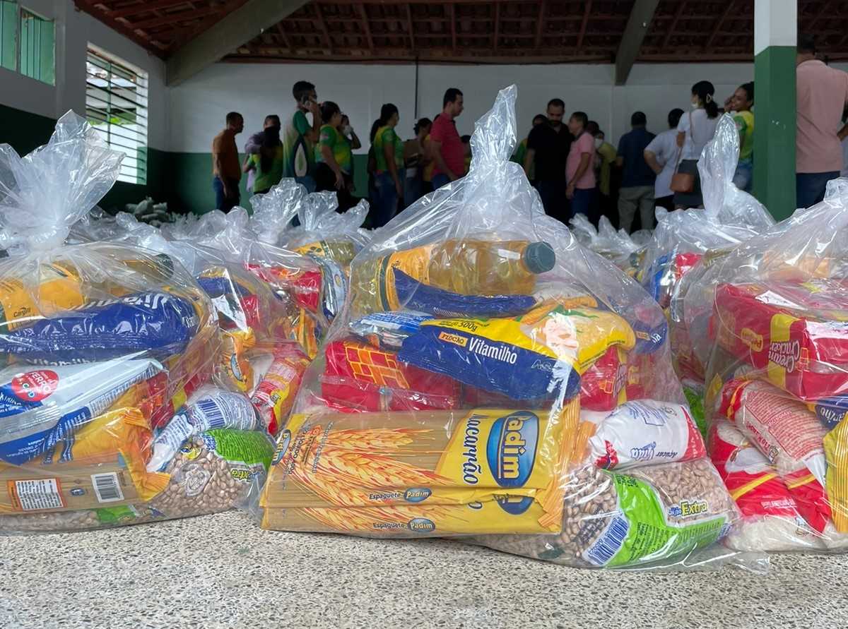 Camacã: Prefeitura em parceria com a Câmara de Vereadores disponibiliza 10 toneladas de alimentos